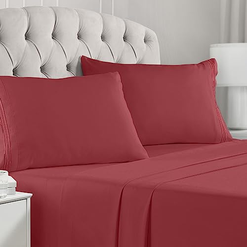 Mellanni Queen Sheets Set - Iconic Collection - Luxury Bedding
