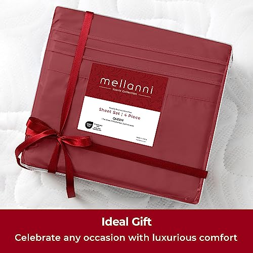 Mellanni Queen Sheets Set - Iconic Collection - Luxury Bedding