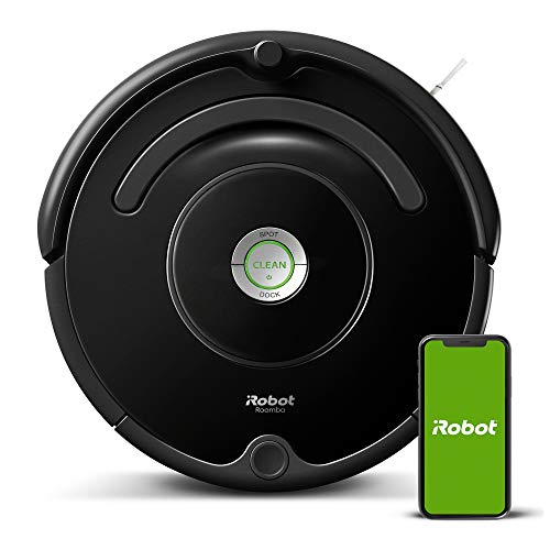 iRobot Roomba 675 Robot Vacuum-Wi-Fi Connectivity, Compatible with Alexa, Good for Pet Hair, Carpets, Hard Floors, Self-Charging (Renewed)