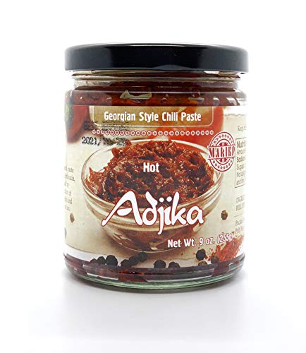 Adjika-Georgian Style Chili Paste (HOT) 1 Jar 9 OZ (255g)
