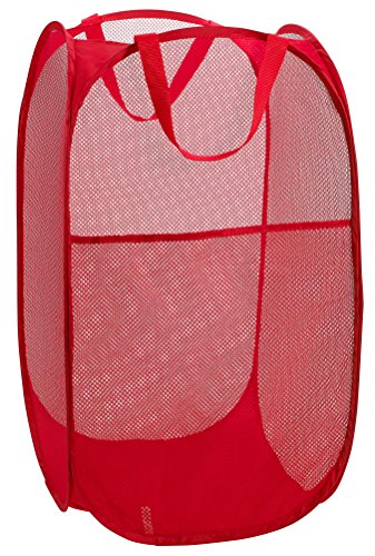Foldable Mesh Hamper for Laundry and Storage