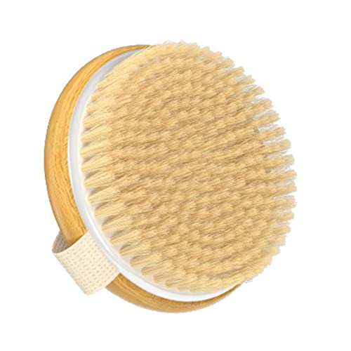 Metene Dry Body Brush for Radiant Skin, Exfoliates and Softens Skin, Improve Circulation, Body Scrubber with Soft and Stiff Bristles, Suitable for All Kinds of Skin