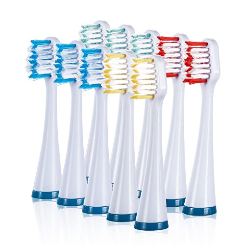 Wellness HP10TX Replacement Heads for HP-STX Sonic Electric Toothbrush (10 Pack)
