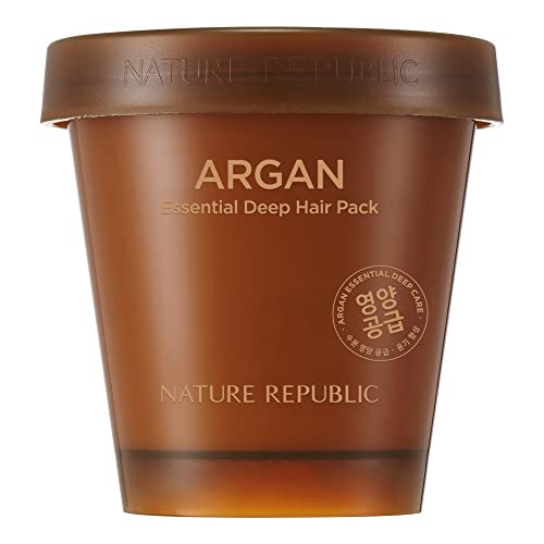 Nature Republic Argan Essential Deep Care Hair Pack, 200 ml / 6.76 Fl Oz