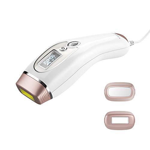 Laser Hair Removal for Women and Men,LOVE DOCK IPL Hair Removal System Permanent and Painless Hair Remover with Ice Cool Function for Removing Unwanted Facial/Chin/Underarm/Back/Leg/Bikini Line Hair