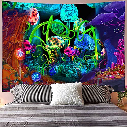 Aidatain Retro Skyscraper City Digital Landscape World Music Album Hanging Tapestries Flannel Large Size 80" 60" for Bedroom Living Room GTWHAT1036 (Large-80x60In, 004#)