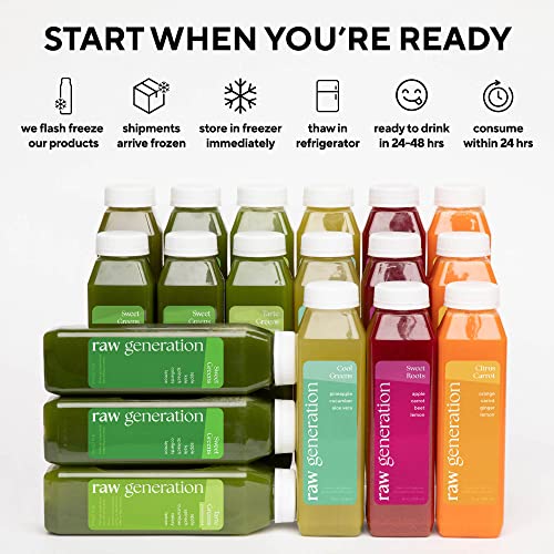 RAW generation 5-Day Skinny Cleanse - Best Detox Juice Cleanse Liquid for Weight Management/Healthiest Way to Cleanse Your System/Jumpstart a Healthier Diet