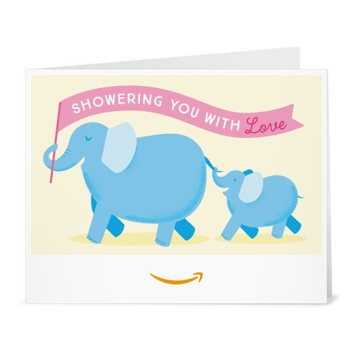 Amazon Gift Card - Print - Baby Elephants