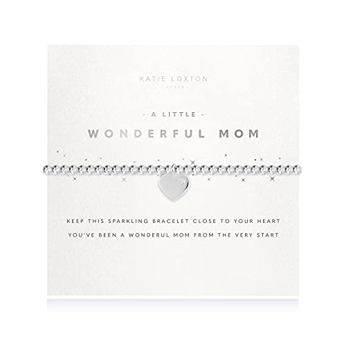 KATIE LOXTON Lovely Mom Silver Plated Charm Bracelet