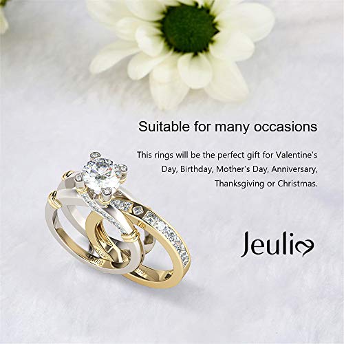 Jeulia Diamond Band Sets - Perfect for Weddings & Anniversaries