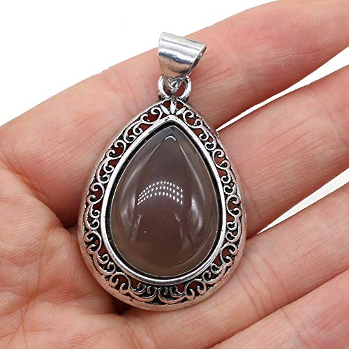 Mixed Crystal Agate Stone Pendants for Jewelry Making