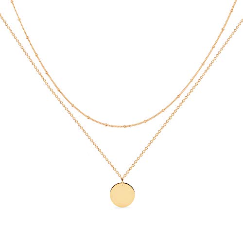 Elegant Layered Gold Necklace for Women