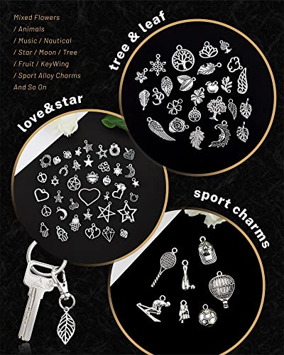 JIALEEY Wholesale Mixed Alloy Charms - 300 PCS