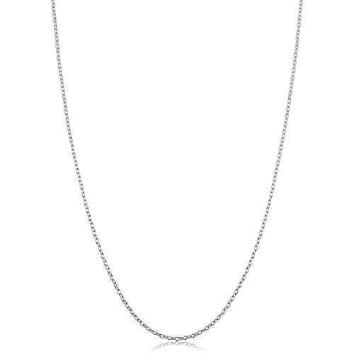 Kooljewelry 1.2mm Sterling Silver Cable Chain Necklace