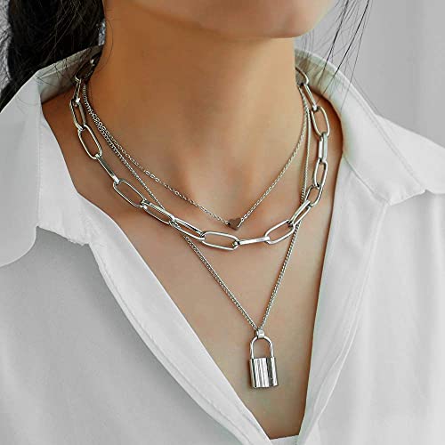 Multilayer Pendant Necklace Set for Women & Men