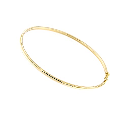 Lucchetta - Genuine 14kt Gold Bangle for Women