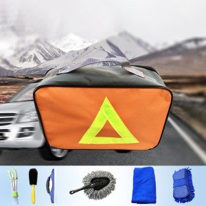 7-Piece Car Wash Kit with Storage Bag & Tools