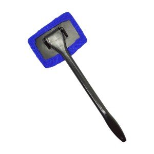 Extendable Windshield Cleaner with Microfiber Pads
