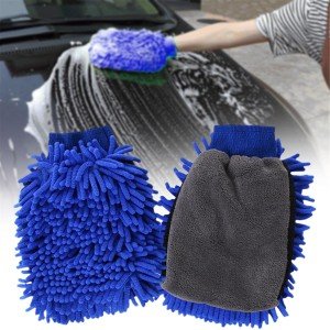 Kingtowag Car Wash Kit: Microfiber Cleaning Brushes