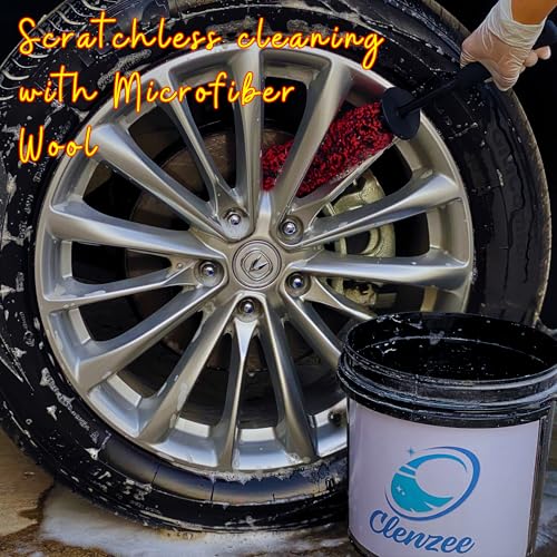 Microfiber Rim & Tire Cleaning Brush Set