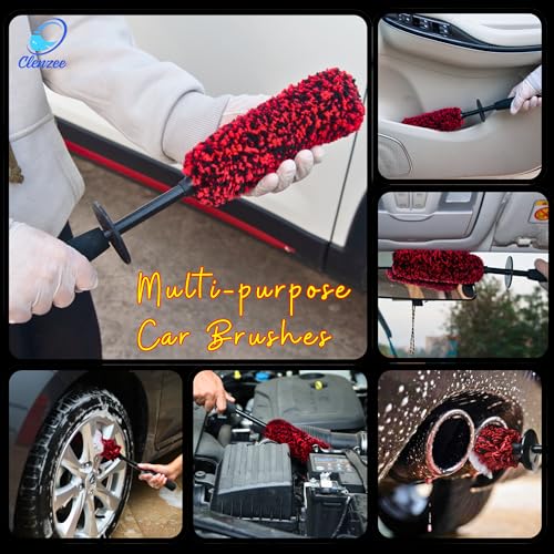 Microfiber Rim & Tire Cleaning Brush Set