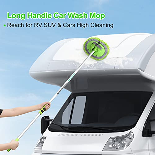 9pcs Car Wash Brush Kit with Microfiber Towels