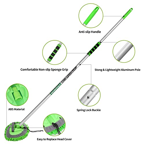 9pcs Car Wash Brush Kit with Microfiber Towels