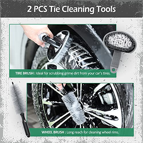 AURELIO TECH 12 Pcs Car Cleaning Kit