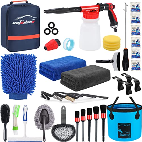 AUTODECO 35Pcs Car Wash Cleaning Kit