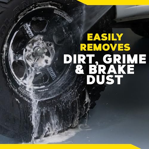 Meguiar's Hot Rims Black Wheel Cleaner - Brake Dust Remover - 24 Oz