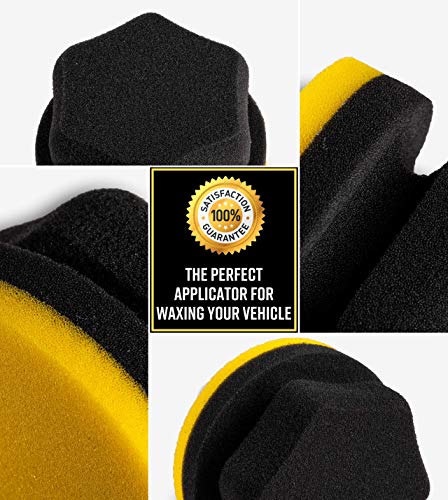 Adam's Yellow Hex Grip Car Wax Applicator