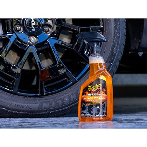 Meguiar's Hot Rims Black Wheel Cleaner - Brake Dust Remover - 24 Oz