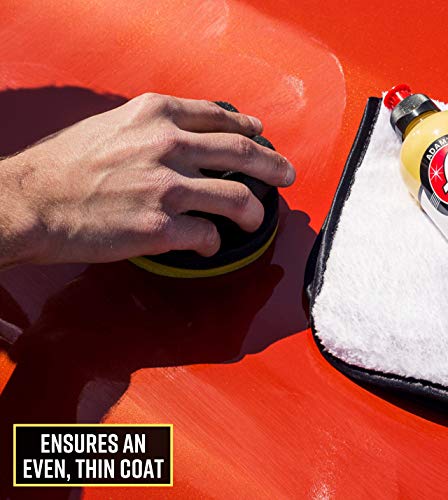 Adam's Yellow Hex Grip Car Wax Applicator