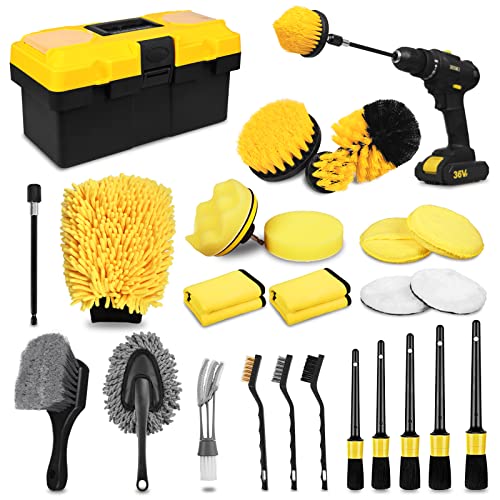 Ultimate Car Detailing Kit with Brushes & Accessories