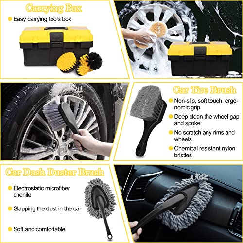 Ultimate Car Detailing Kit with Brushes & Accessories