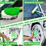 17Pcs Car Wash Kit: Brush & Bucket Combo