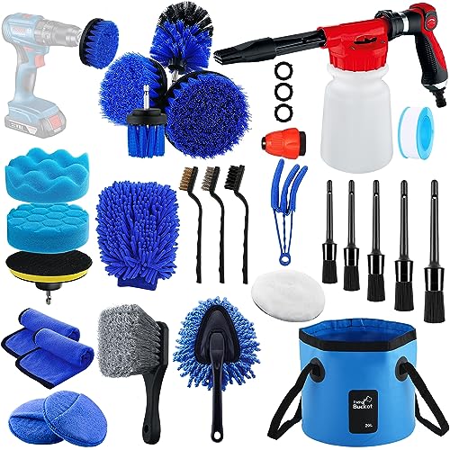 27Pcs All-in-One Car Wash and Detailing Kit