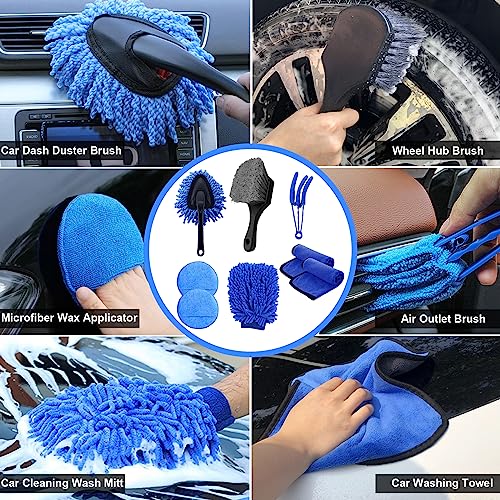 27Pcs All-in-One Car Wash and Detailing Kit
