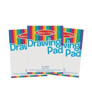 Melissa & Doug Kids Drawing Paper Pad - 3 Pack