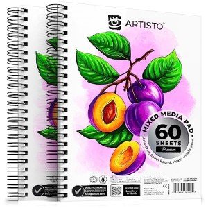 Artisto Premium Mixed Media Sketchbooks - 2 Pack
