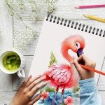 10-Pack Spiral Bound Sketch Books, 300 Sheets