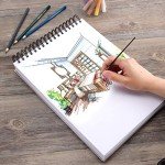 Bachmore Watercolor Sketchbook, 100 Sheets, 160 g/m²