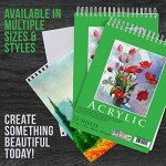 Premium Heavy-Weight Acrylic Painting Paper Pad Set