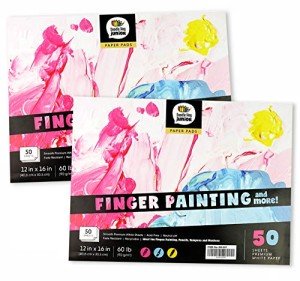 Large 2-Pack Kids' Drawing Sketch Pads 12"x16