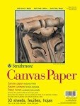 Strathmore Canvas Paper Pad 9x12, 10 Sheets