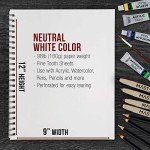 Mixed Media Paper Pad Sketchbook, 2 Pack, 60 Sheets