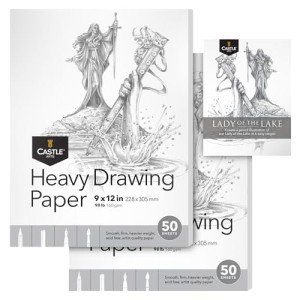 Castle Art Supplies 9x12 Heavy Sketchpad 2-Pack