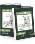 WeLiu 9x12 Inch Sketchbook - 2 Packs