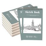 12-Pack Spiral Bound Sketchbooks for Drawing