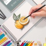 12-Pack Spiral Bound Sketchbooks for Drawing